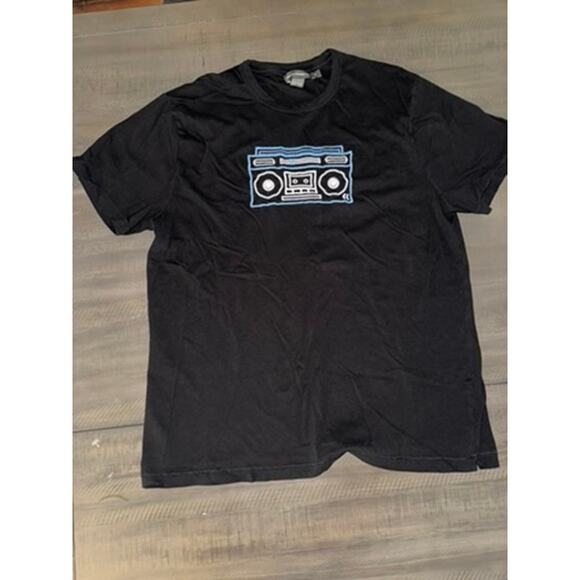 French Connection Boombox‎ Embroidered Tee - Picture 1 of 4